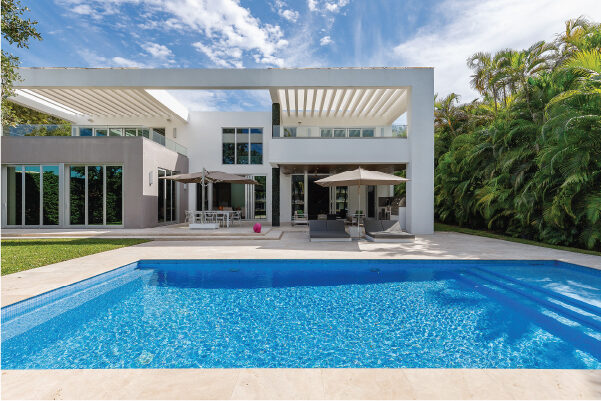 A residential project by pool builder Pools & Court