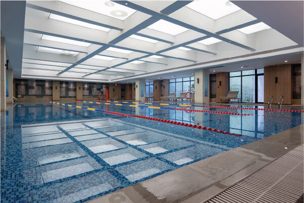 A project by Pools & Courts, a commercial pool contractor in Riyadh