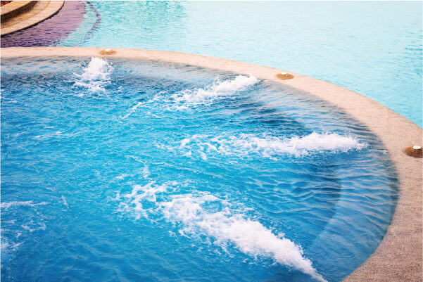 Jacuzzi pool by one of the leading swimming pool contractors in Saudi Arabia
