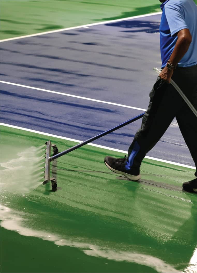 ool water and court maintenance services