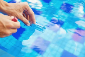 Pool water maintenance and disinfection checks