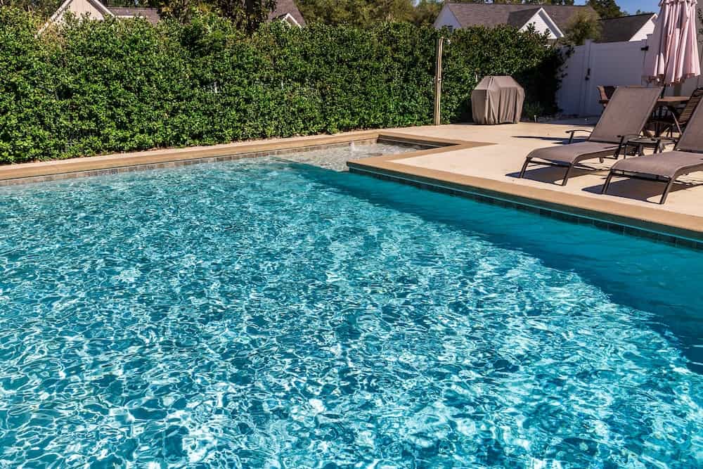 A chlorine pool to be converted to a saltwater pool